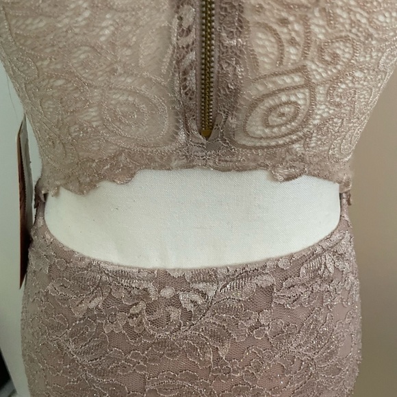 Emerald Sundae Women Spaghetti Strap Mini Body Con Dress color Quartz Size M - Picture 6 of 11